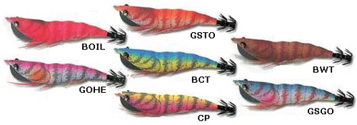 Yo-Zuri Shrimp Hunter Egi A1310 misura 3.0 colore GSGO